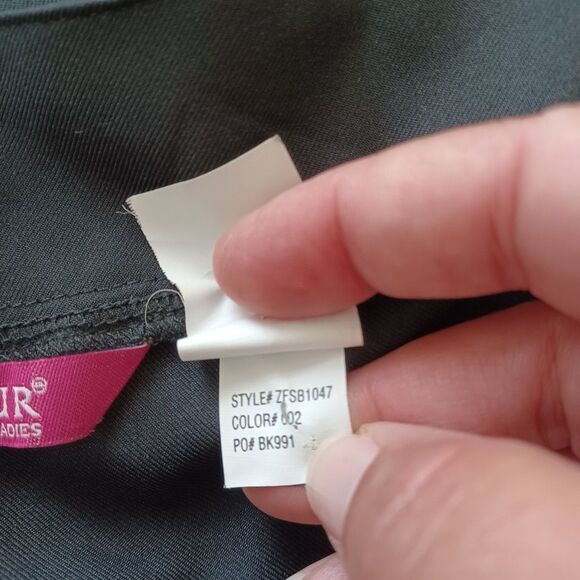 Pro Tour‎ Ladies Pants Sz 10 Golf Cropped Capri Black Outdoor Activewear - Picture 4 of 8